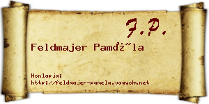 Feldmajer Paméla névjegykártya